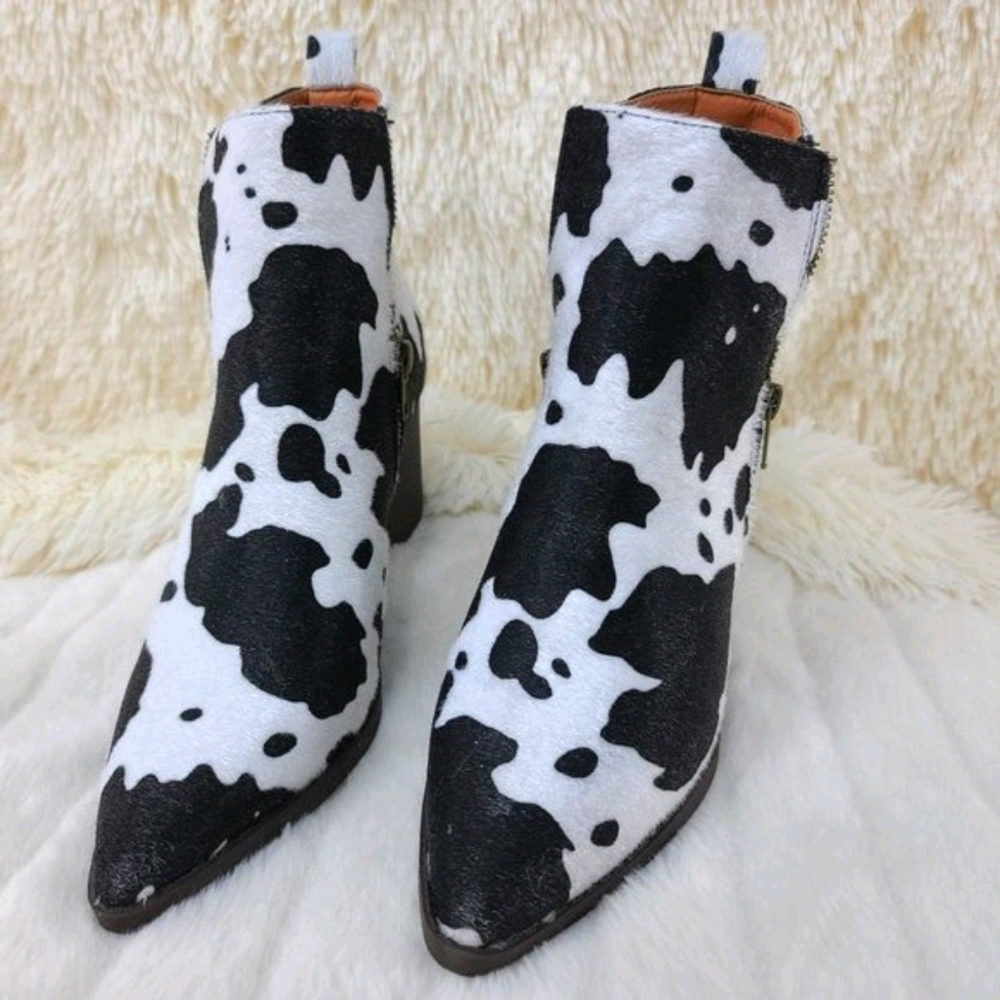 Sale Western Style Slip on Booties 2.5 inch Heel - Picture 4 of 7